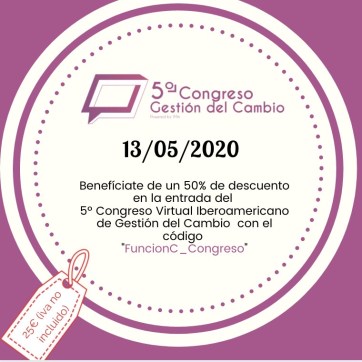 V Congreso de Gestión del Cambio - Descuento Función C -50%